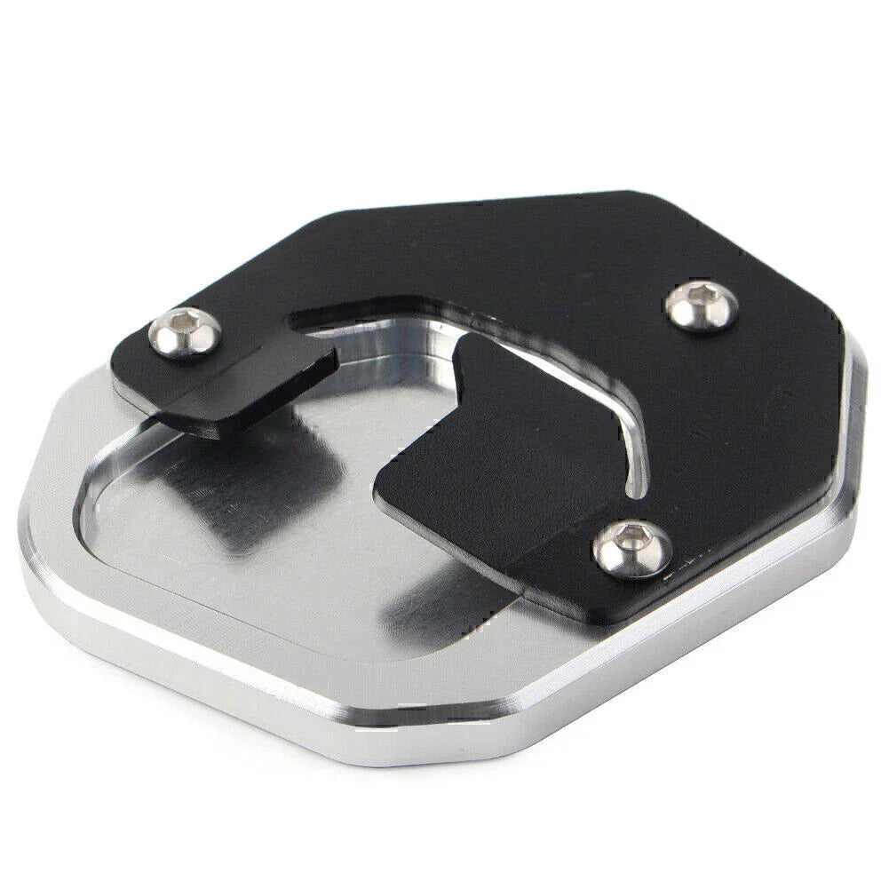 Silver Kickstand Enlarger Plate for YAMAHA Tenere 700 (2019)