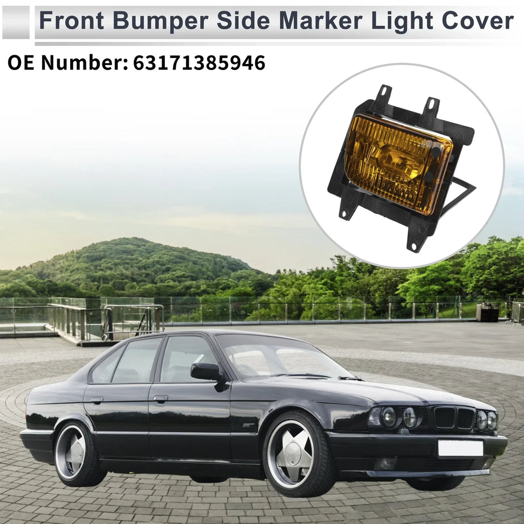 1 Pc Right Front Bumper Side Marker Light Cover for BMW E30 (1982-1994)