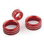 Air Condition Knob Trim Cover Ring for BMW GT X1 X3 X4 X5 X6 (2013-2018)