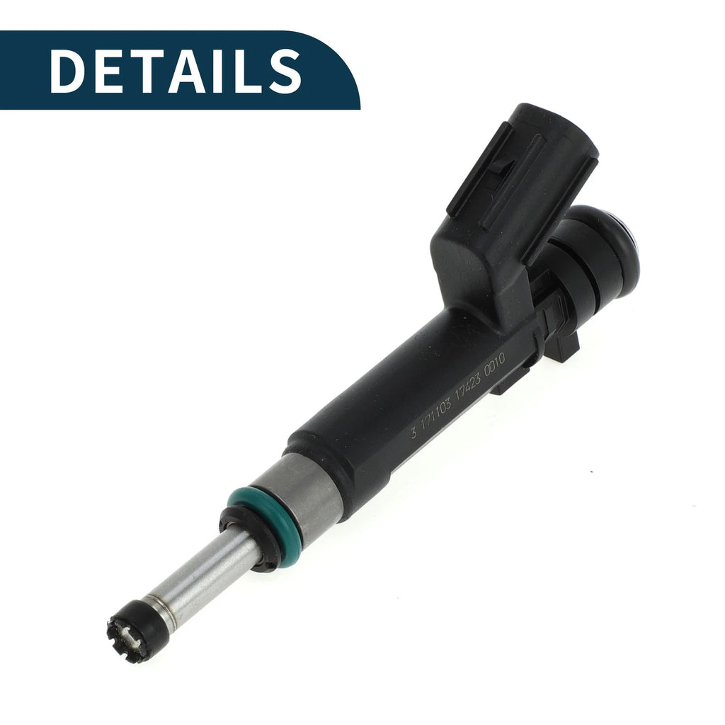 Fuel Injector No. 166001KT0A for Nissan Versa 1.6 (2012–2016) 1 Pc Black
