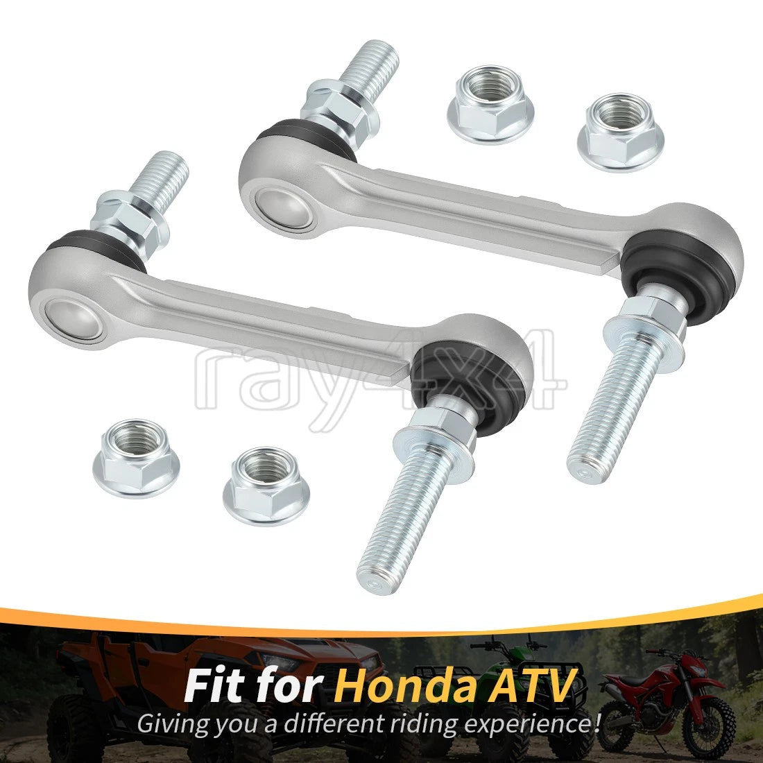2X Stabilizer Sway Bar Links for Honda Rincon FourTrax 650 680 FA/FGA (2003–2014)