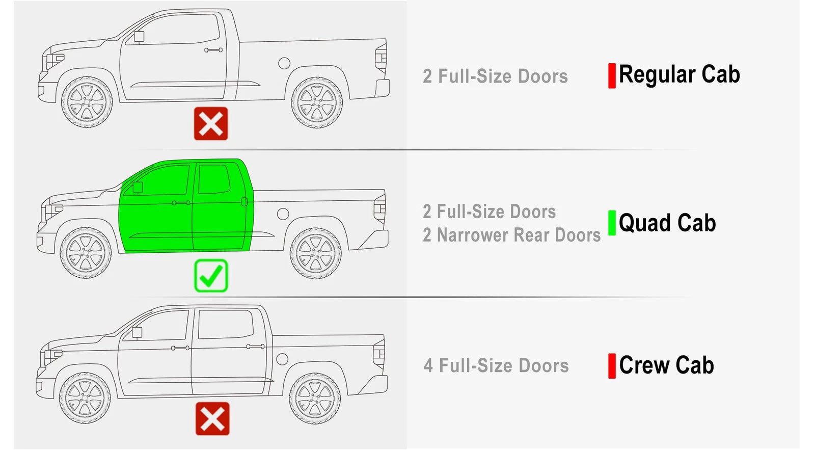 Black Drop Down Steps for Toyota Tundra Double Cab (2007-2021)