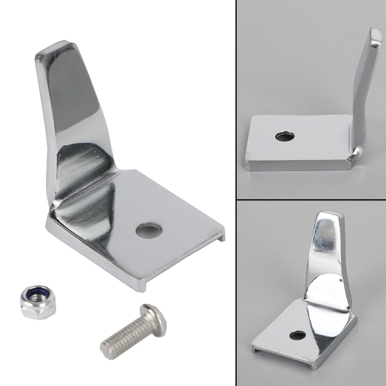 Chrome Stand Kickstand Extension for Harley Softail Fat Boy Deluxe (2007–2017)