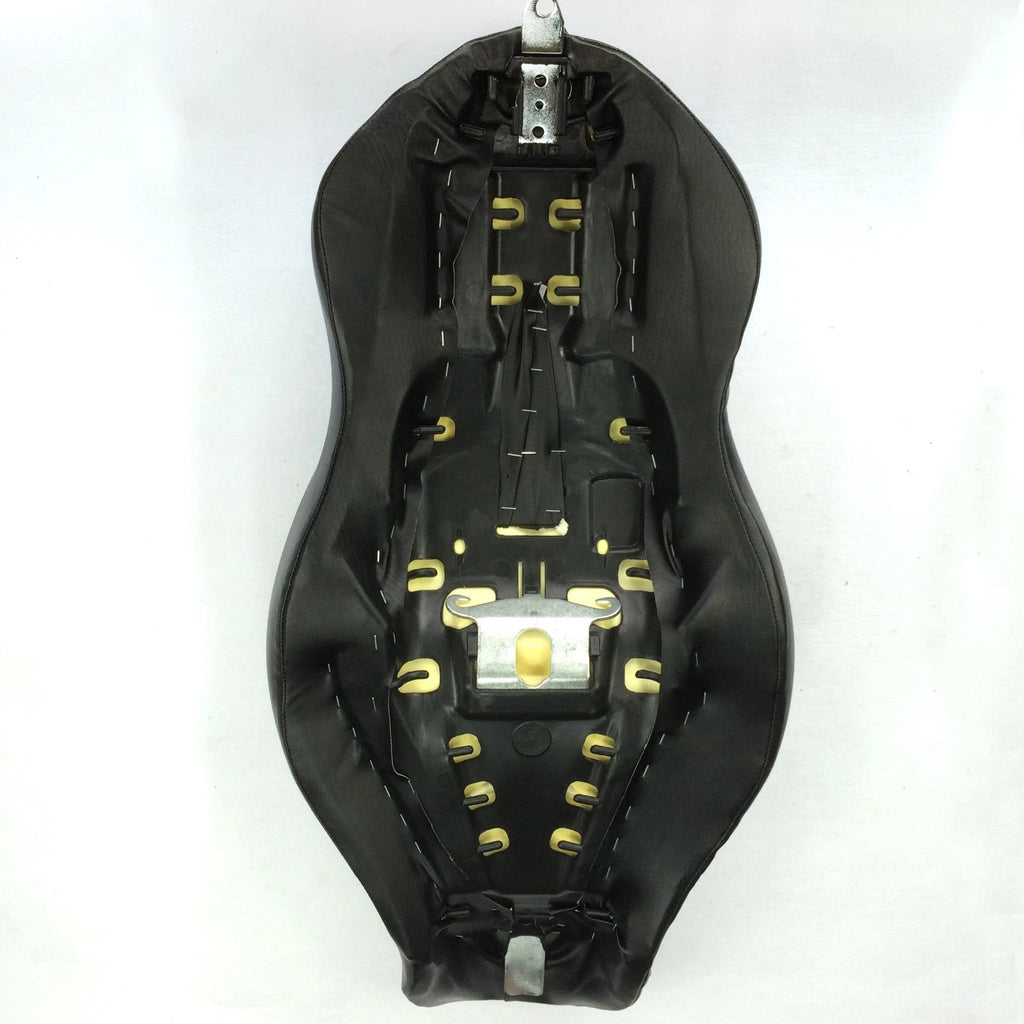 Custom 2-Up Cross Stripe Leather Seat for Harley XL883N XL883L XL883X (2005–2013)