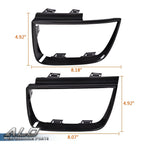 Set of 4 Black Tail Light Bezel Covers for Chevy Camaro (2010–2013)