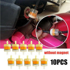 10pcs Inline Gas Fuel Filter 1/4 6MM-7MM for ATV Motorcycle