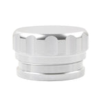 1.5" Silver Aluminum Weld-On Filler Neck w/ Cap for Fuel Tank