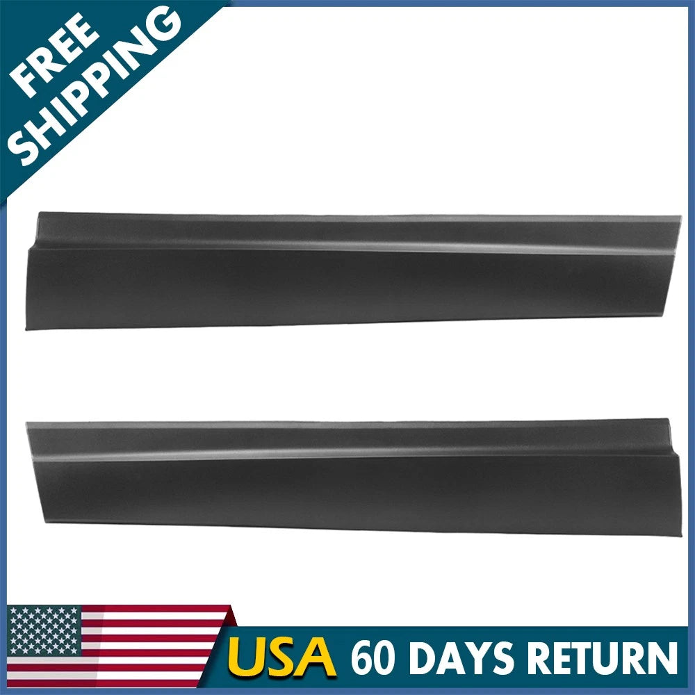 Set of 2 Exterior Front Left+Right Side Door Lower Molding Trim for Honda Pilot (2016–2023)