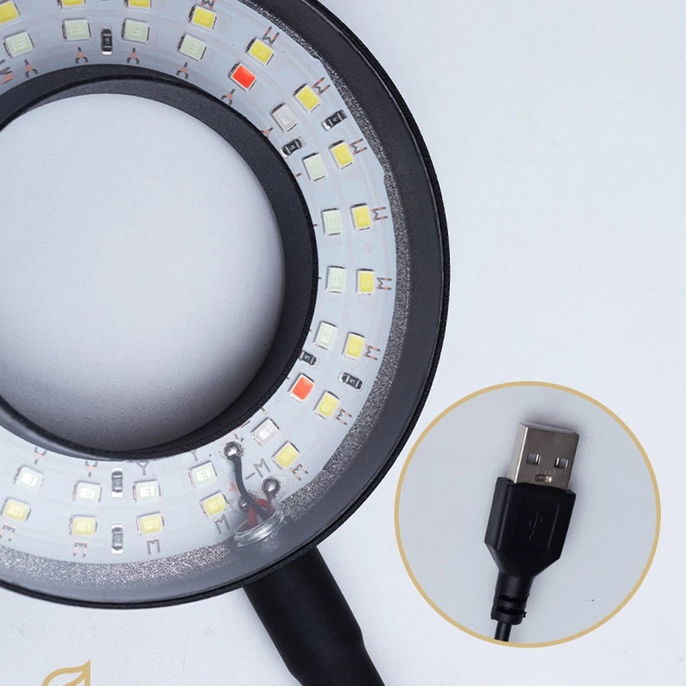USB Aquarium Light 8W with 10 Brightness Levels for Fish Viewing