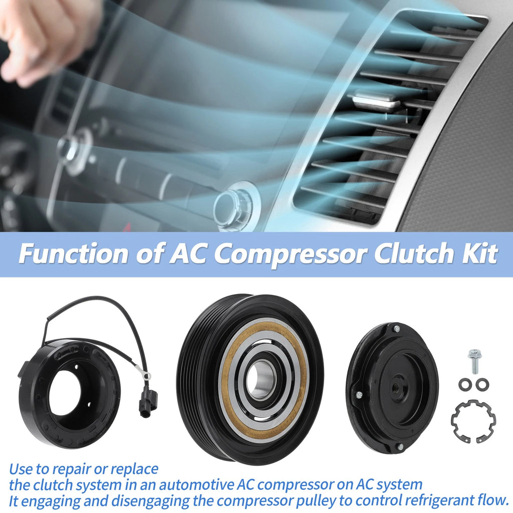 AC Compressor Clutch Kit for Honda Pilot, Acura (38810RGLA02)