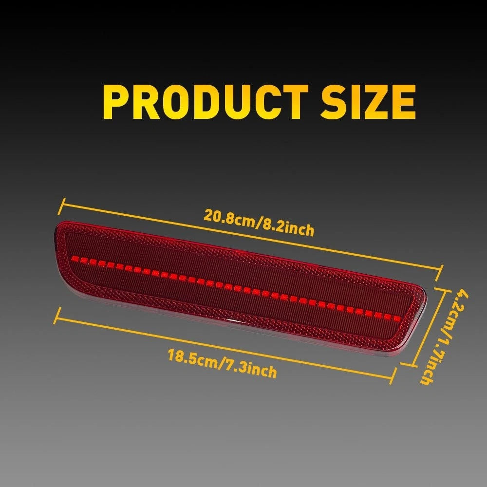 2X LED Rear Bumper Side Marker Lights for Ford Mustang (2005-2009)