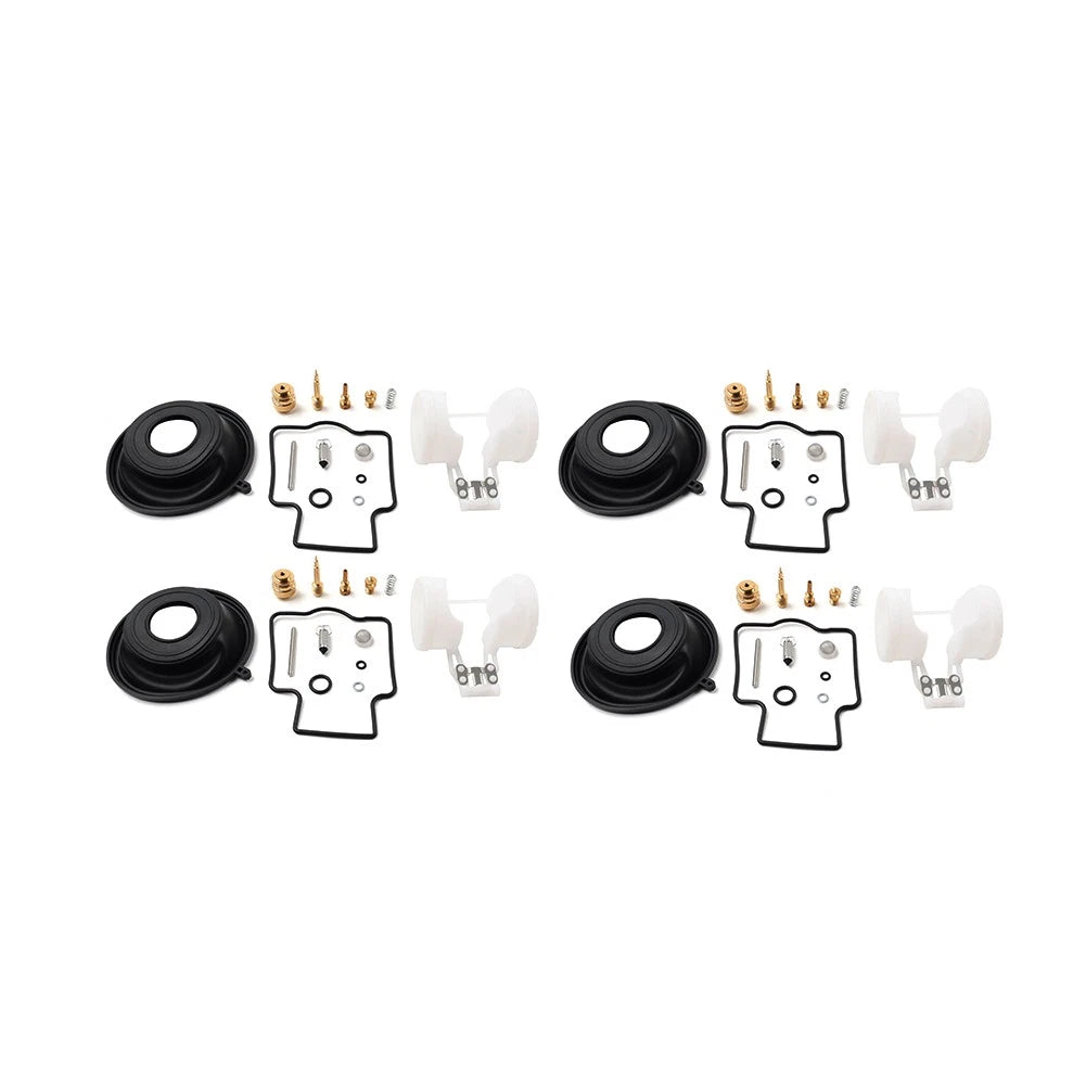 4X Carburetor Repair Kit for Kawasaki ZX600 ZZR600 ZX6R (1998–2002)
