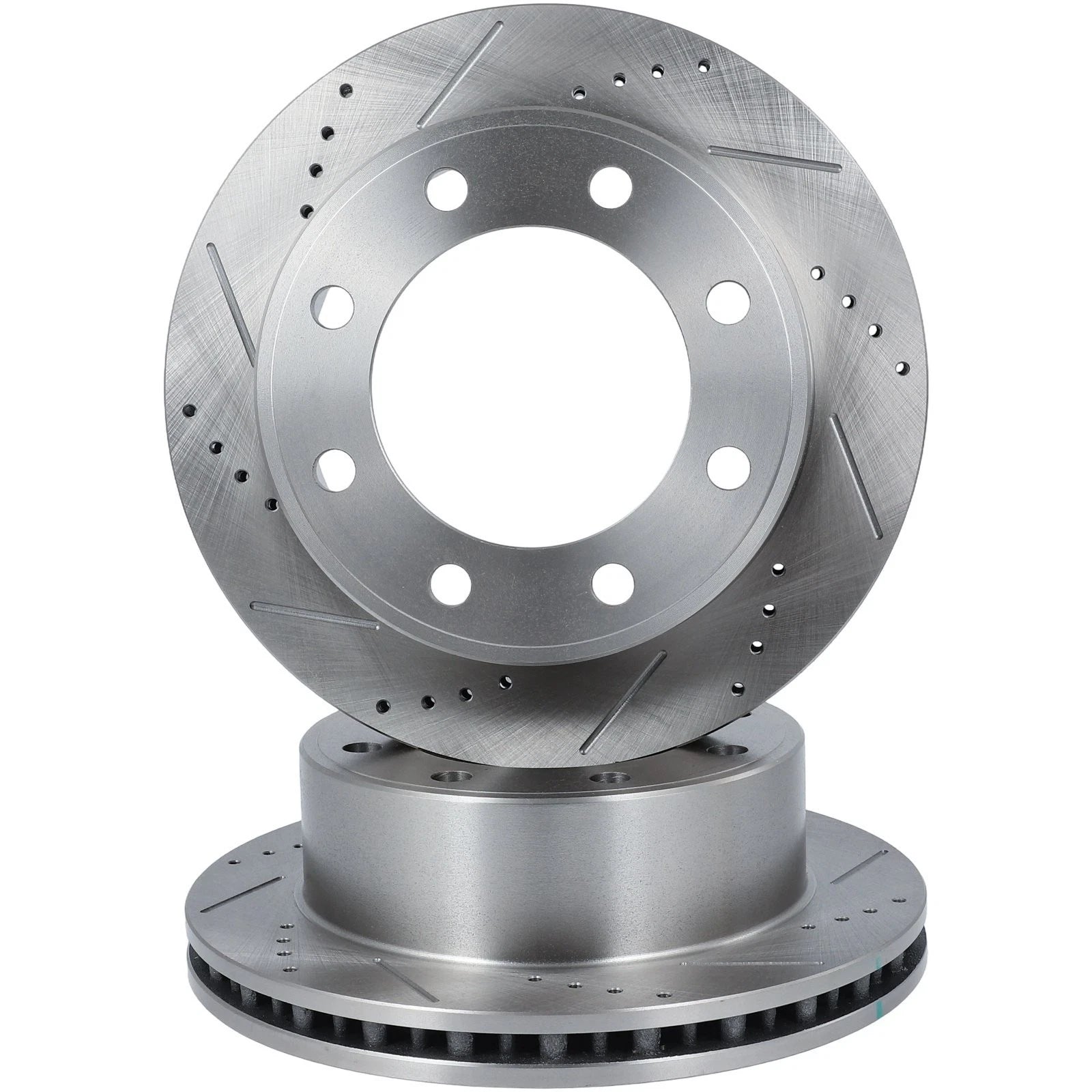 Rear Drilled & Slotted Brake Rotors for Ford Excursion (2000–2005)