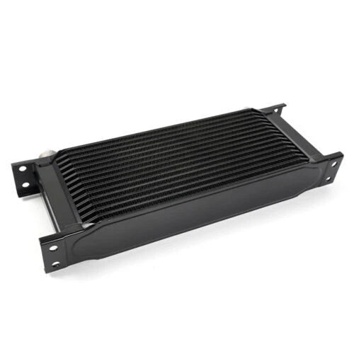 15 Row Black Aluminum Engine Oil Cooler Kit for Universal Applications