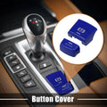 Set of 2 AUTO H Button P Button Covers for BMW F01 F02 F10 F12 F15 F25 F26 Blue