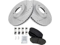 Front Brake Pad and Rotor Kit for Mazda CX-7 (2007–2012) FM534VT