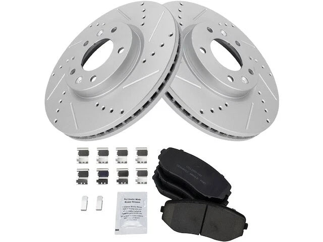 Front Brake Pad and Rotor Kit for Mazda CX-7 (2007–2012) FM534VT
