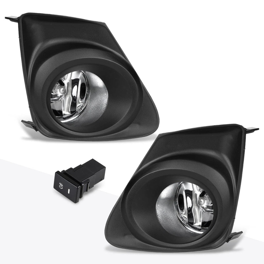 Clear Lens Fog Light Set for Toyota Corolla (2011–2013) - Includes Bezel & Switch