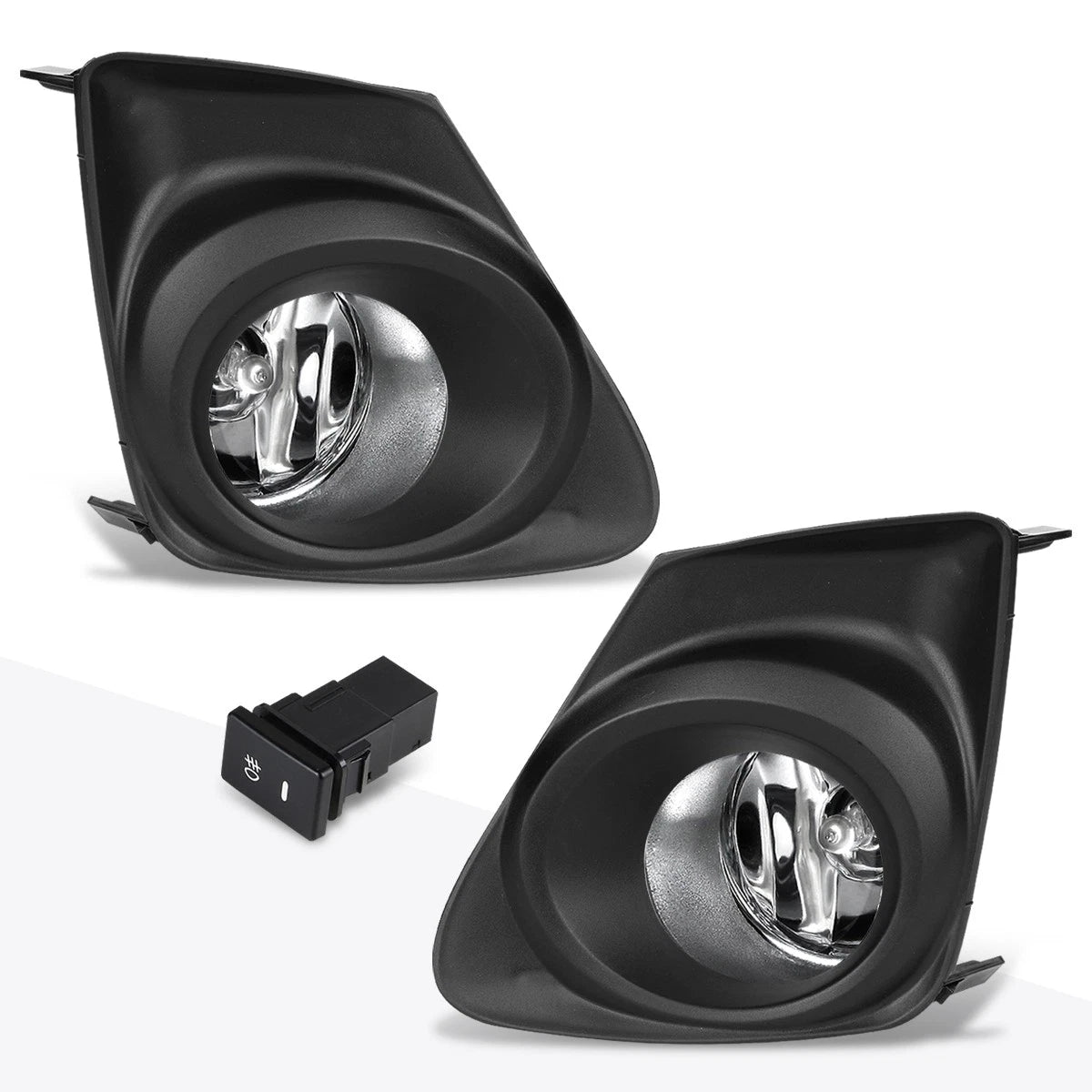 Clear Lens Fog Light Set for Toyota Corolla (2011–2013) - Includes Bezel & Switch