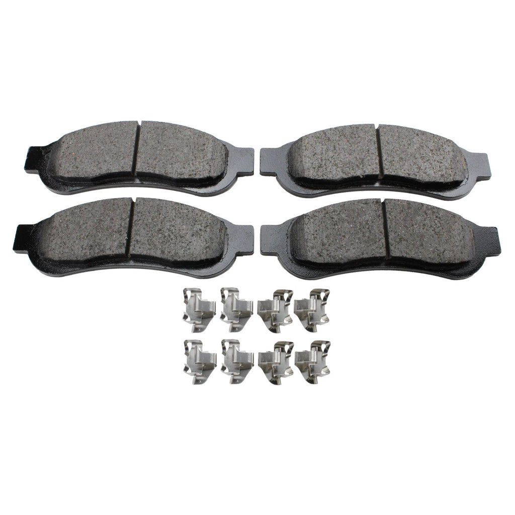 Set of 4 Akebono ProACT Rear Ceramic Brake Pads for Ford F-250 F-350 SD (2005–2023)