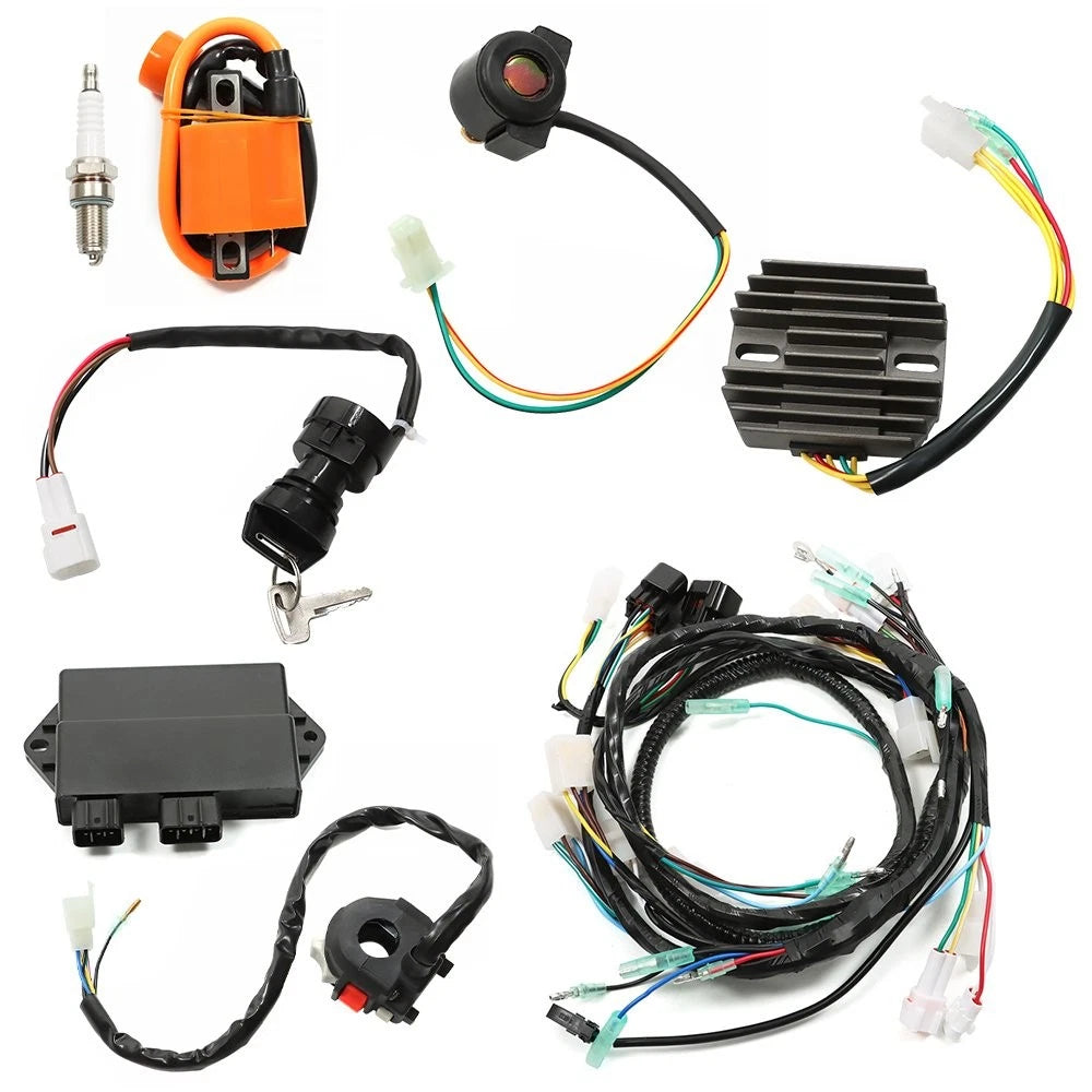 Ignition Coil CDI Regulator & Wire Harness for Yamaha Warrior 350 YFM350X (1997–2001)