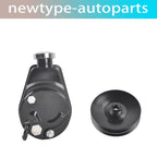 Saginaw Style Power Steering Pump for Chevy SBC (Black) (1960–2023)