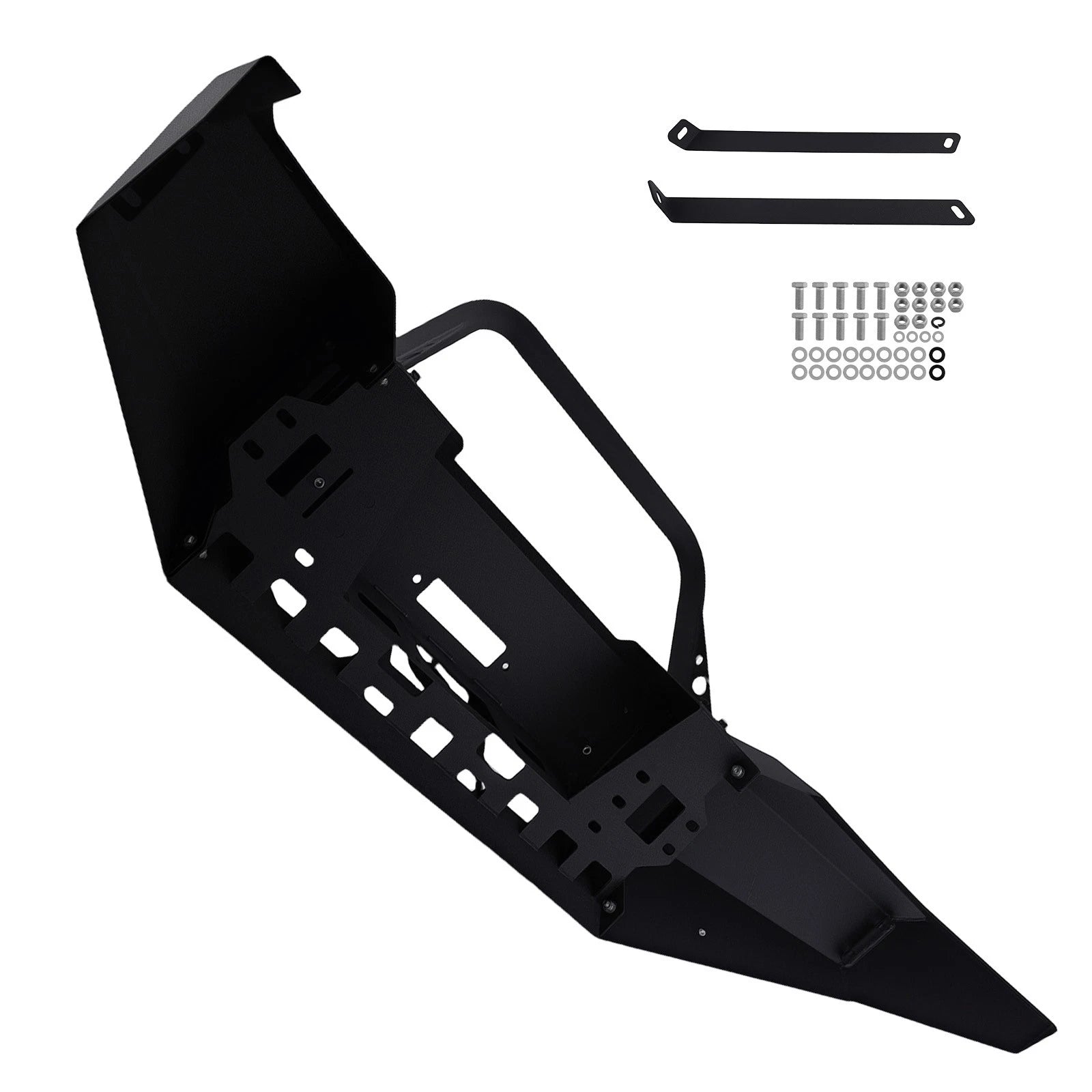 Front winch bumper with bull bar for Ford F-250/F-350 Super Duty (1999–2004)