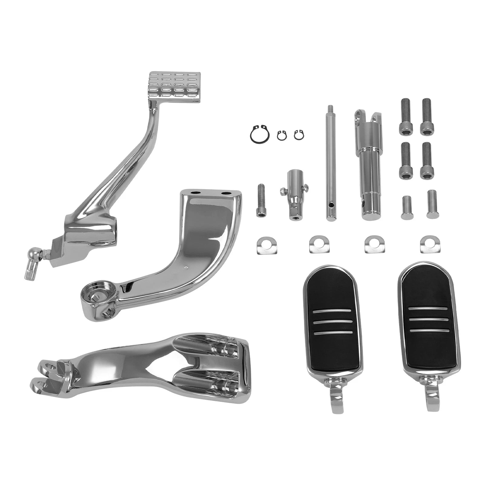 Chrome Mid-Control Shifter Lever Pegs Kit for Harley Sportster XL (2014–2022)