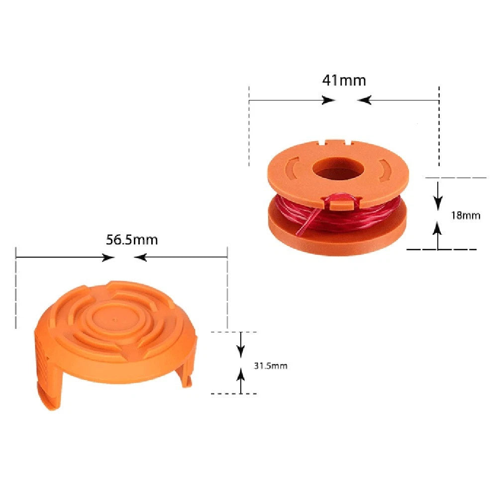 20X String Trimmer Spool Line Cap for Worx WA0010 WG154 WG163 WG180
