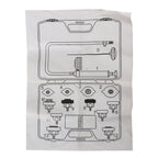 14Pcs Radiator Pump Pressure Leak Tester for Universal Vehicles