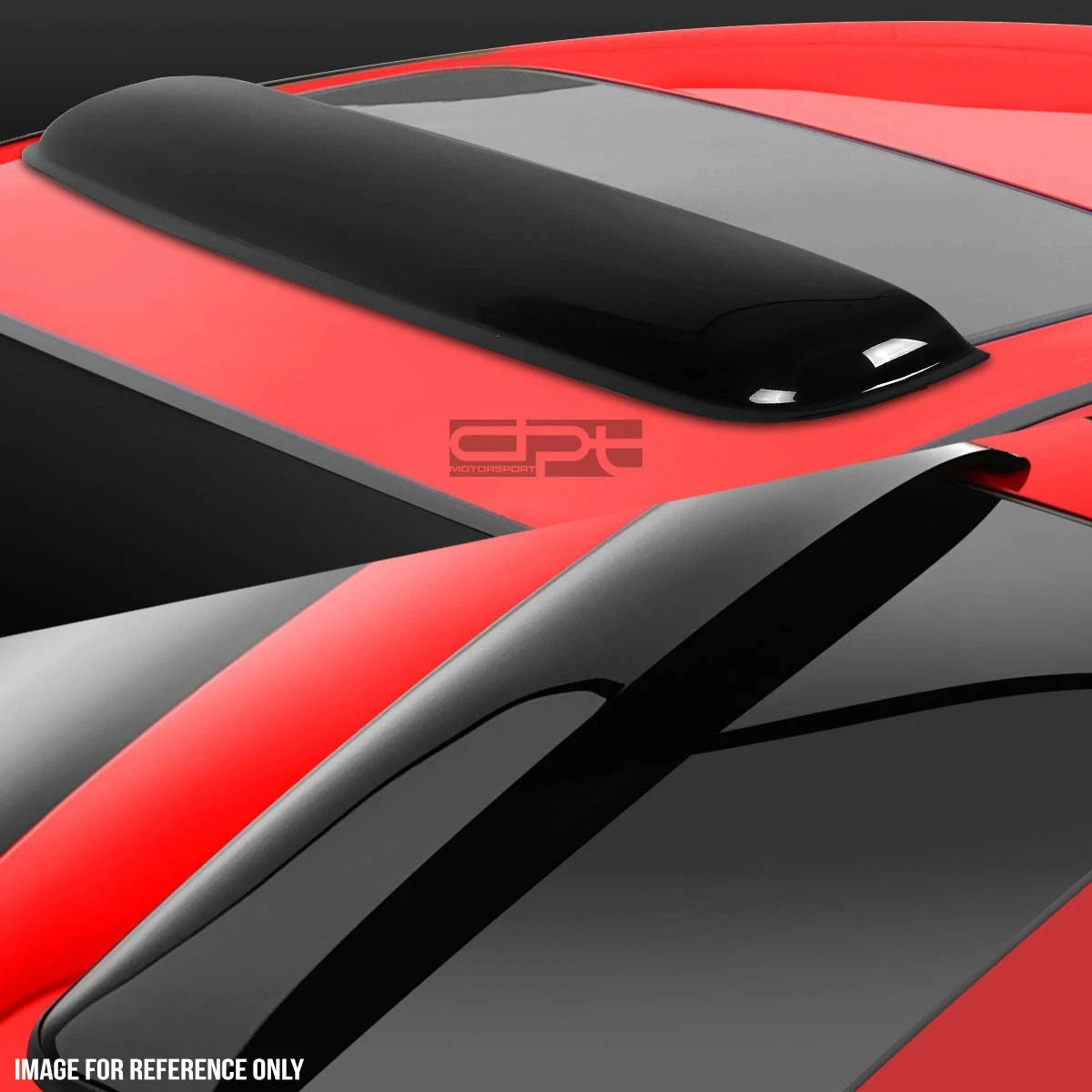 Sun/Moon Roof Top Visor Wind/Rain Deflector for Universal Fit (38"/965MM)