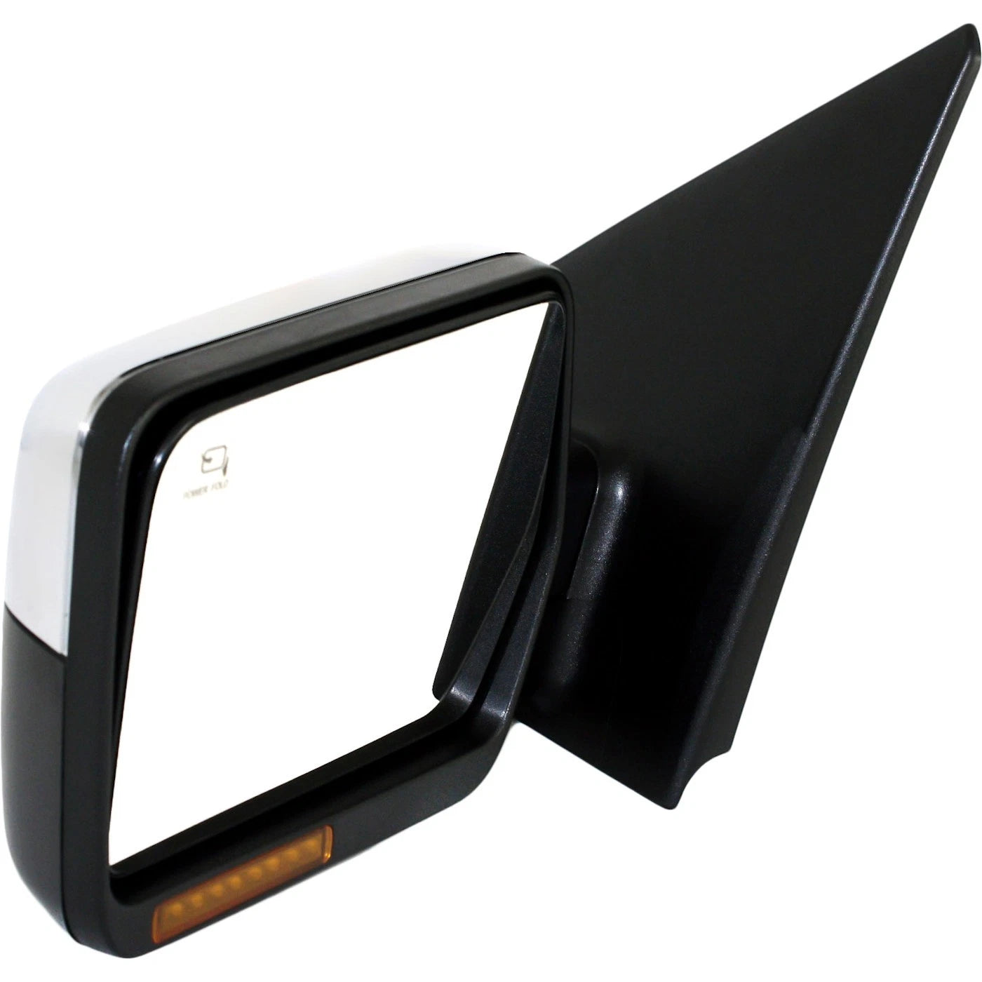 Power Mirror Set of 2 for Ford F-150 (2007–2008) Power Folding Heated Chrome