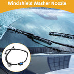 Front Windshield Washer Nozzle for BMW 430i 2017–2019, 435i 2014–2016, Black