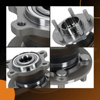 2pc Rear Wheel Bearing Hub for Ford Escape AWD (2013–2019) 512500 BR930952