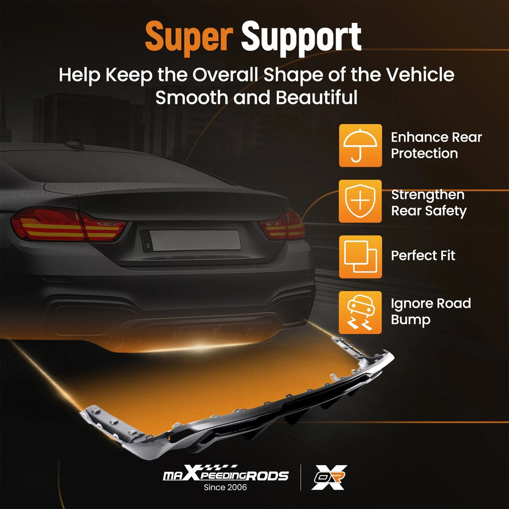 Rear Bumper Lip Diffuser for Tesla Model 3 (2024-2025) Gloss Black
