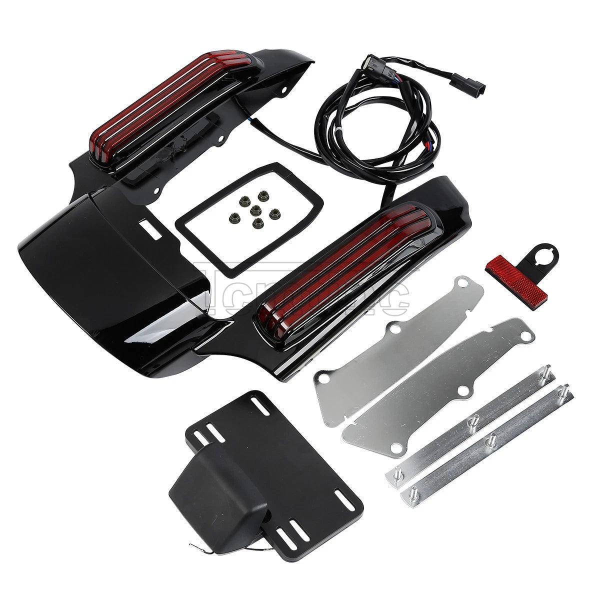 Rear Fender Fascia LED Running Brake Turn Light for Harley Street Glide (2014–2024)