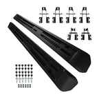 Black Side Step Running Board for Jeep Wrangler JL (2018–2025) Non-Slip ABS
