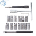 17 PCS Diesel Injector Cleaner Tool Set for