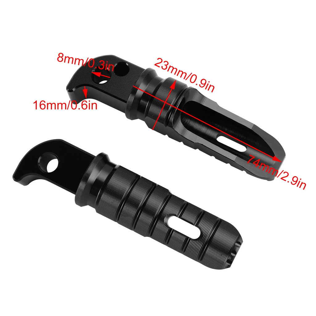 Rear Footrests Foot Pegs for Yamaha YZF R7 MT07 MT09 Tracer 9 GT (2021–2024)