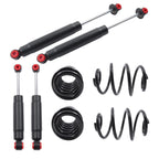 Set of 2 Front 3" Rear 4" Lowered Coil Springs for Chevy C10 (1963-1972)