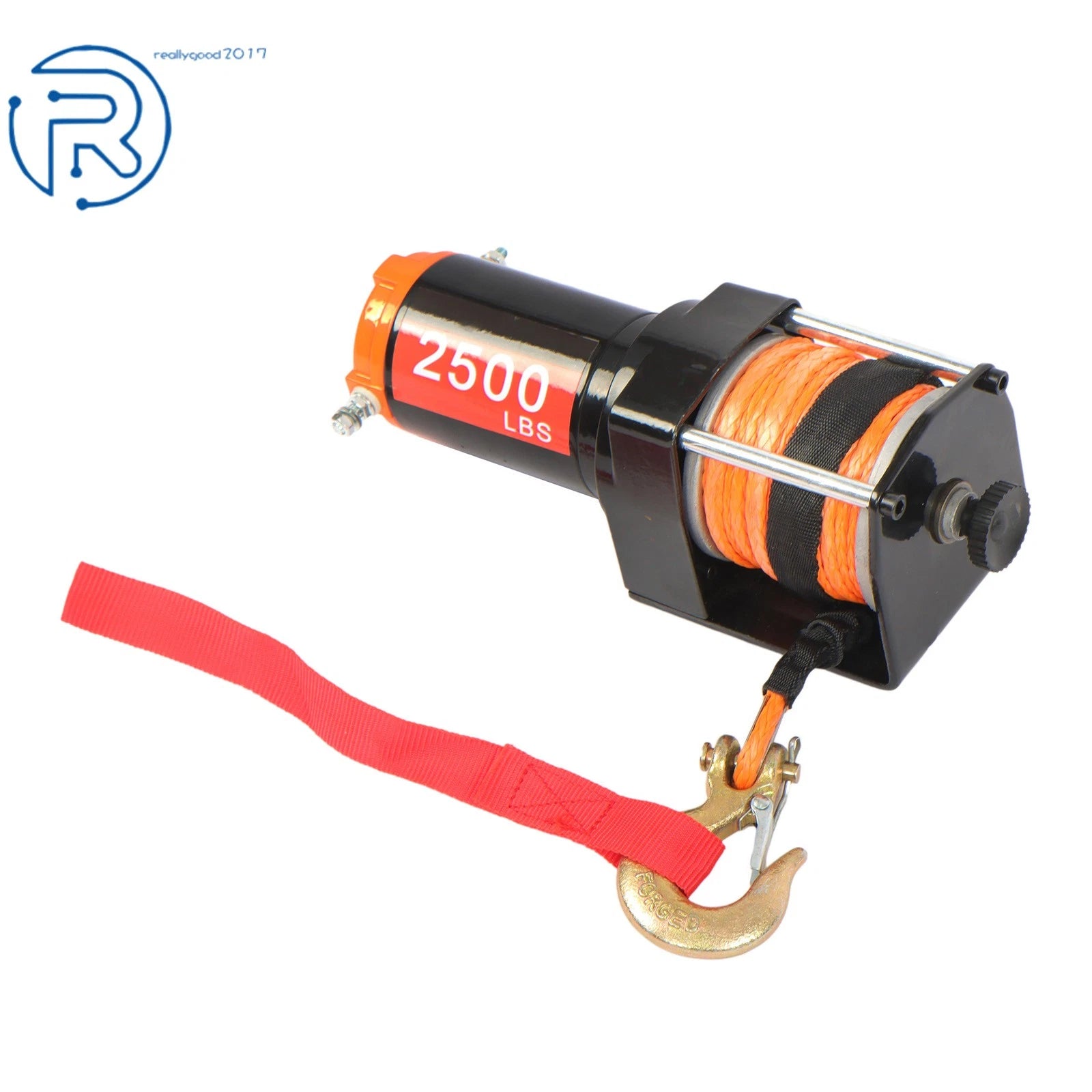 12V Electric Winch with 50ft Synthetic Rope for Off-Road Vehicles