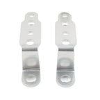 Universal Silver Headlight Rearview Mirror Bracket Extension