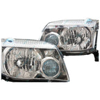 LH+RH Replacement Headlights Pair for Nissan X-Trail T30 2001-2007 Left Right