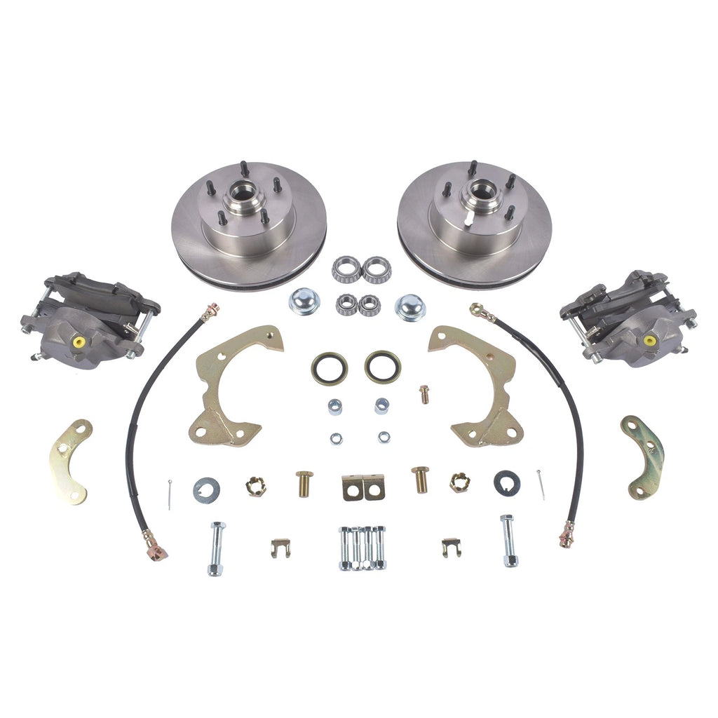 Set of 5 Deluxe Disc Brake Kits for Chevy Bel Air/Impala (1965–1968)
