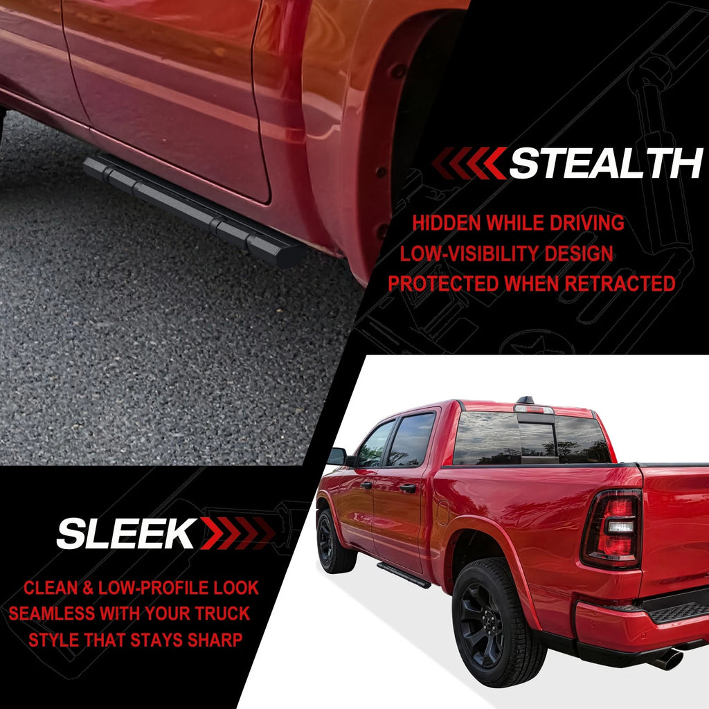 Power Steps for Dodge Ram 1500 2009-2018, 2500/3500 Crew Cab 2010-2018