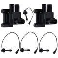 2 Ignition Coils & 4 Wires Set for Toyota Corolla 1.8L L4 (1998–1999) 9091902224 UF246