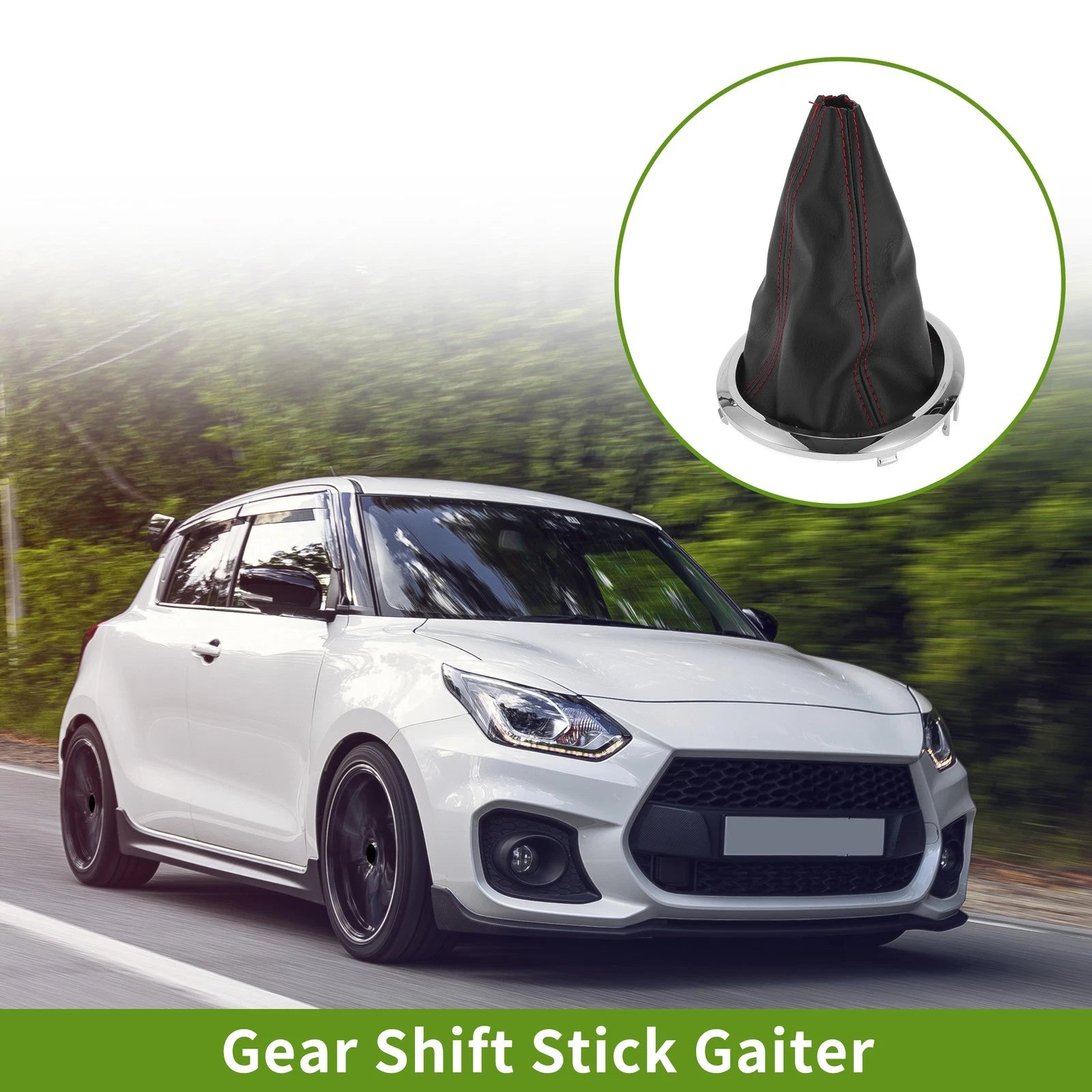 Chrome Gear Shift Gaiter for Suzuki Swift (2005–2010)