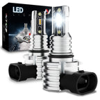 2X Nuvision 9006 CSP LED Headlight Fog Light Bulbs for