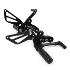 Rearset Foot Pegs for Suzuki Hayabusa GSX1300R (1999-2008) Black