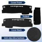 Dash Cover for Toyota Camry XV70 (2018–2023) Polyester Black